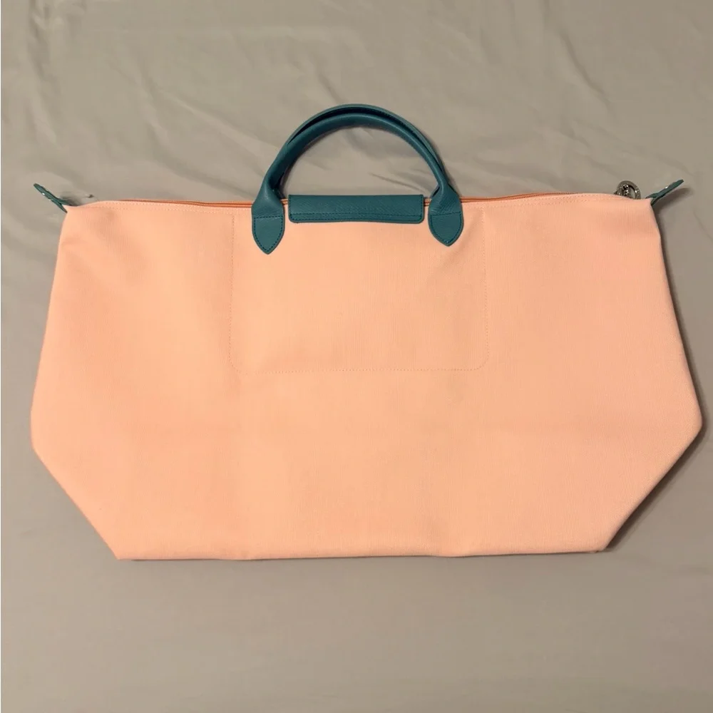 Longchamp Travel Tote Bag Rare Edition Nice France. perfect Carryon bag - Picture 8 of 11